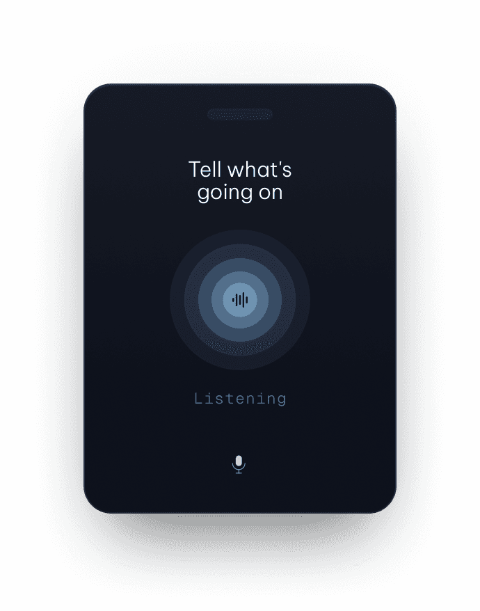 listening